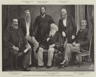 The National Australasian Convention at Sydney, a Group of Prime Ministers
