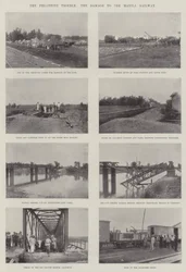The Philippine Trouble, the Damage to the Manila Railway