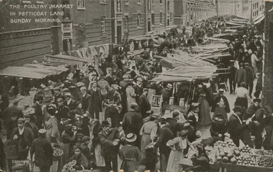 The Poultry Market, Petticoat Lane, Sunday Morning