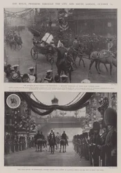 The Royal Progress through the City and South London, 25 October