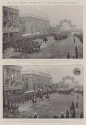 The Royal Progress through the City and South London, 25 October