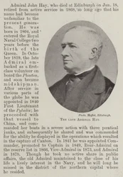 The Late Admiral Hay