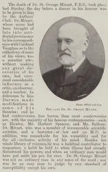The late Dr St George Mivart
