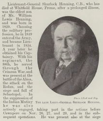 The late Lieutenant-General Shurlock Henning