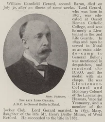 The late Lord Gerard, ADC to General Buller in Natal
