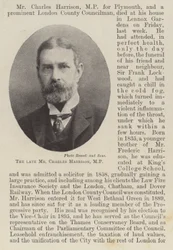 The Late Mr. Charles Harrison, MP
