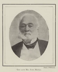 The late Mr John Maple