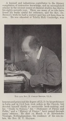 The Late Reverend E Cobham Brewer, LLD