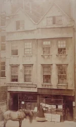 View of Goodwins Coffee House, Aldersgate Street, c.1880