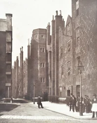 View of Lincolns Inn Old Square, London, 1876