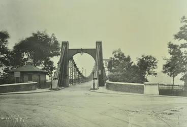 View of the Old Lambeth Bridge, 1897