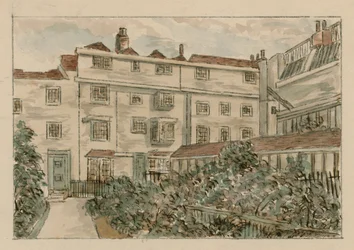13-15 Nevills Court, Fetter Lane, Holborn, from a sketch in 1900