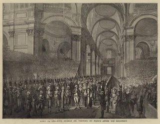 23 April 1789, King George III visiting St Paul