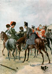 A Drink with British Officers
