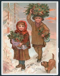 A Joyful Christmas to you - Victorian Christmas card