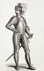 A Knight in Complete Armour in the 15th Century, c.1880