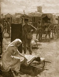 A Medical Station Dealing with Wounded Soldiers, 1914-19