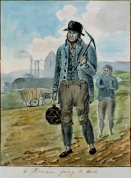 A Pitman Going to Work