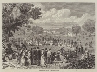 A School Treat on Barnes Common