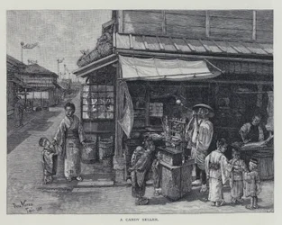 A candy seller