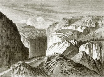 A Canon, or Mountain Pass, in the Sierra War