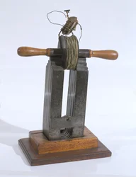 A Crude Inductor with Which Michael Faraday Discovered the Law of Induction