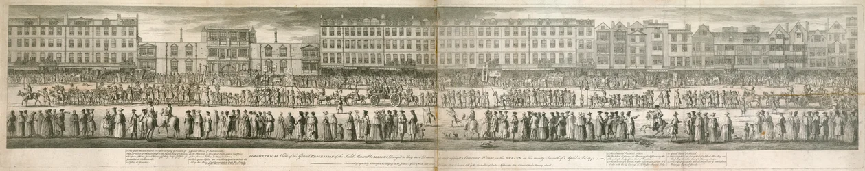A geometrical view of the grand procession of the Scald Miserable Masons