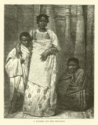 A Mother and Her Children