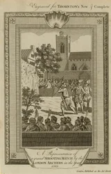 A Representation of a Grand Shooting Match by the London Archers in 1583