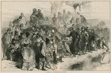 A sketch at the International Boat-Race