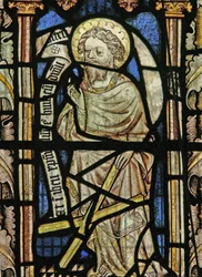 A south window depicting St Andrew