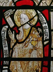 A south window depicting St John