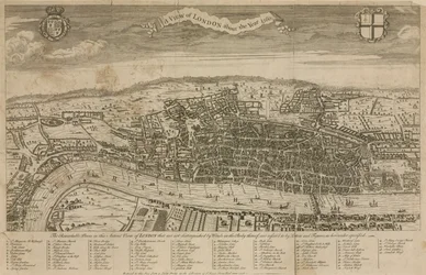 A view of London about the year 1560