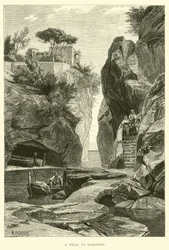 A villa at Sorrento