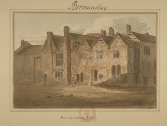 Abbey of St Saviour, Bermondsey, 1809
