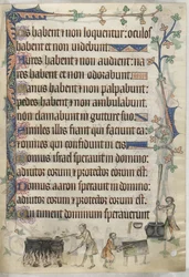 Preparing and cooking the food, illustration from the 