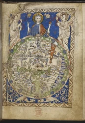 Psalter, with Additional Hymns and Prayers and a Medieval World Map (