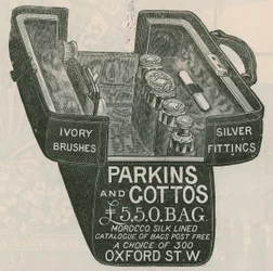 Advert for Parkins and Cotto