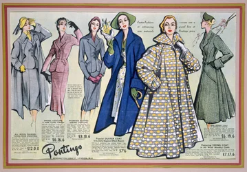 Advertisement for Pontings Spring Collection, 1950s