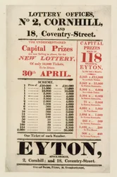 Advertisement for State Lottery