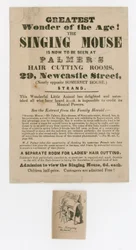Advertisement for the Singing Mouse