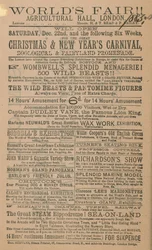 Advertisement for the Worlds Fair