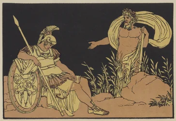 Aeneas and Tiber