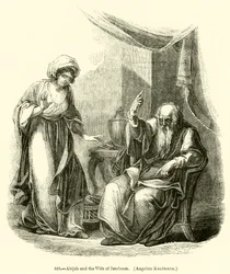 Ahijah and the Wife of Jeroboam, Angelica Kaufmann