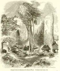 Allington Castle, the Residence of Sir Thomas Wyatt. Forfeited to the Crown, 1554
