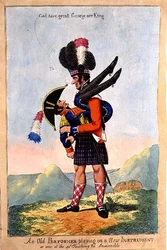 An Old Performer Playing on a New Instrument, published 22 September 1803