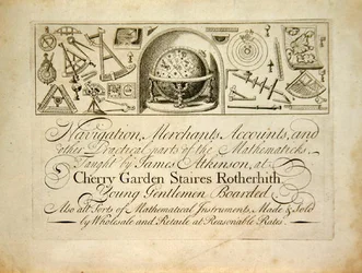 An early London trade card, c.1720