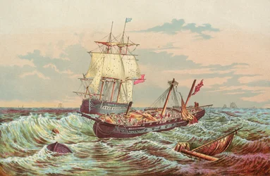 An Old Time Sea Fight - The Constitution and Guerriere