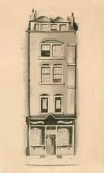 18 Strand, Westminster, London, birthplace of Charles Matthews, comedian