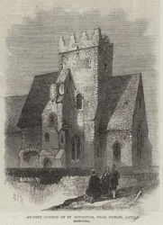 Ancient Church of St Doulough, near Dublin, lately restored